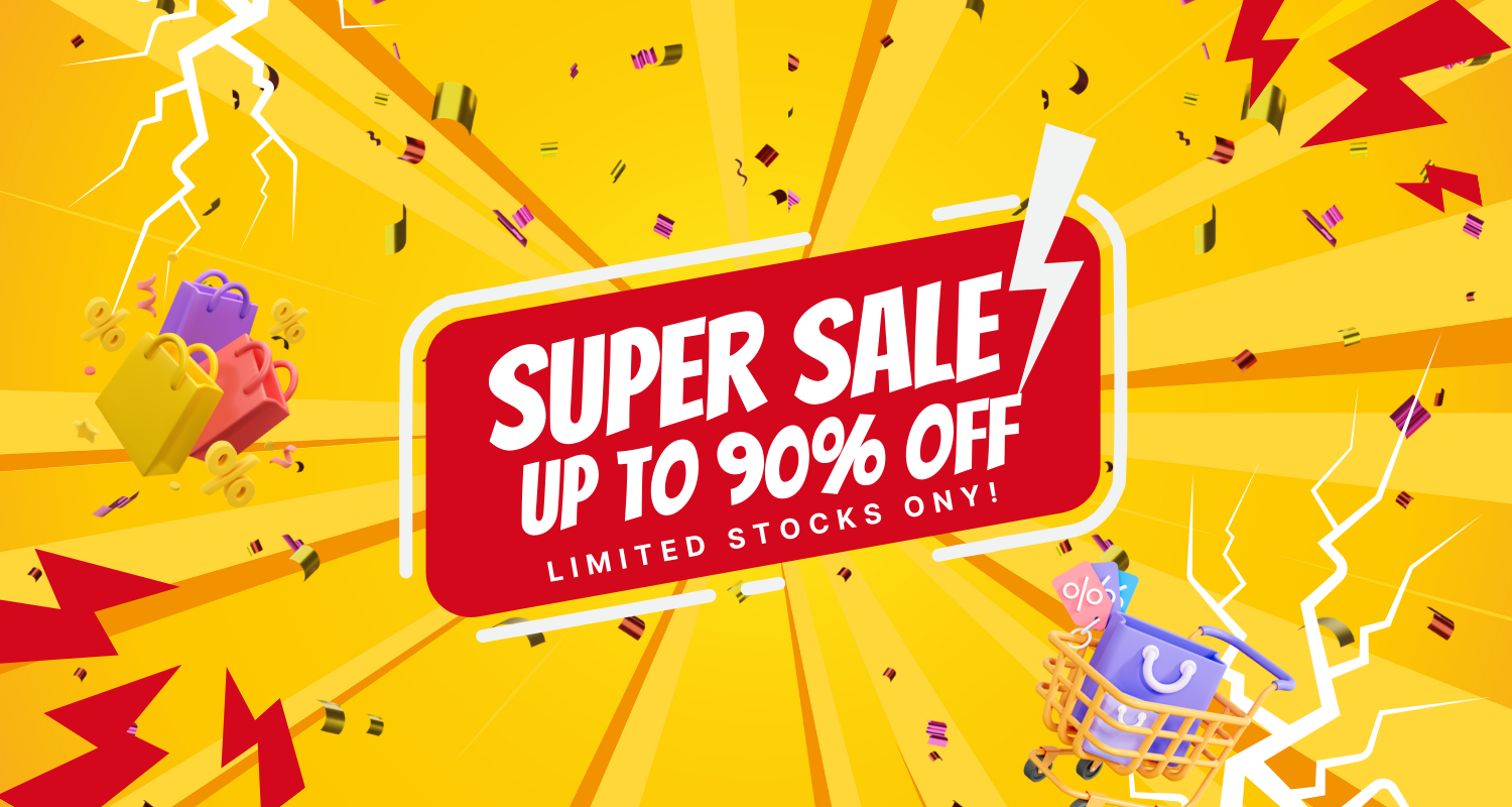 🚨 Up to 90% Off — Limited Stock Available