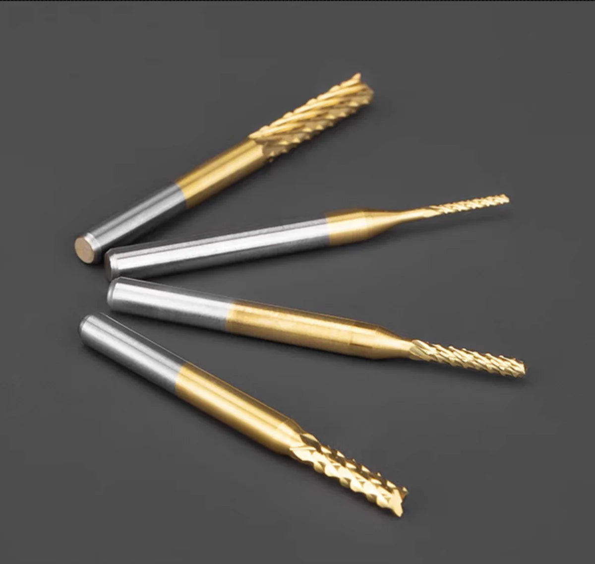 TiN Coating Corn Bit - 1/8″ Shank
