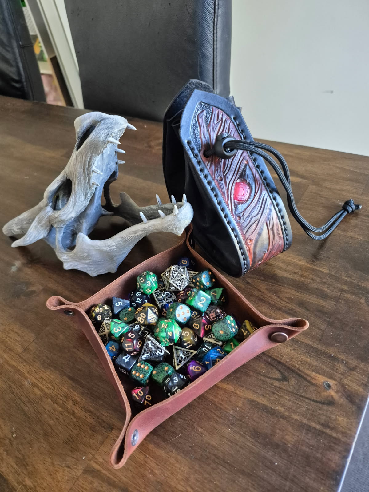 ATD Crafting – Leather Dice Tray - Plain Jane