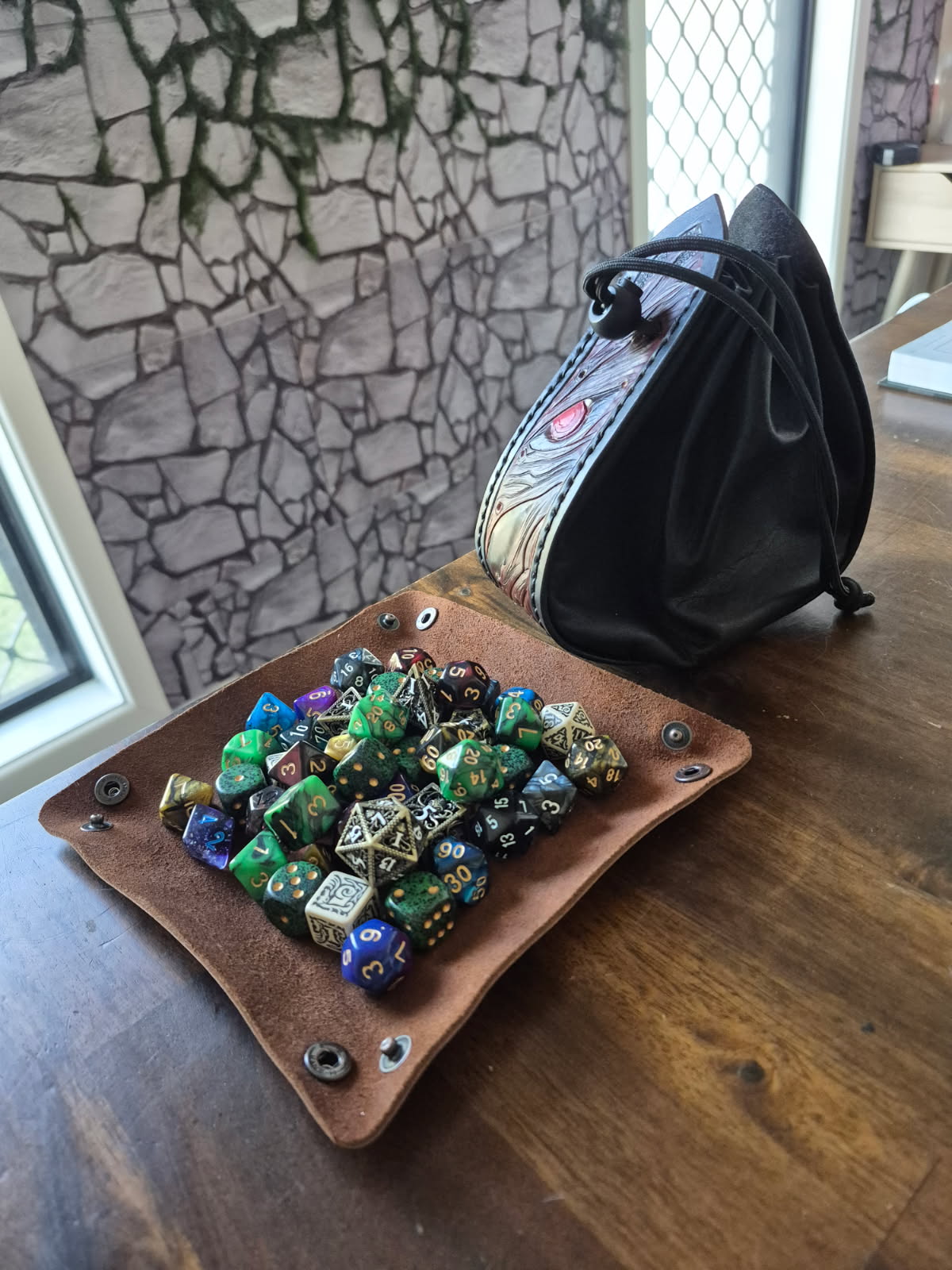 ATD Crafting – Leather Dice Tray - Plain Jane