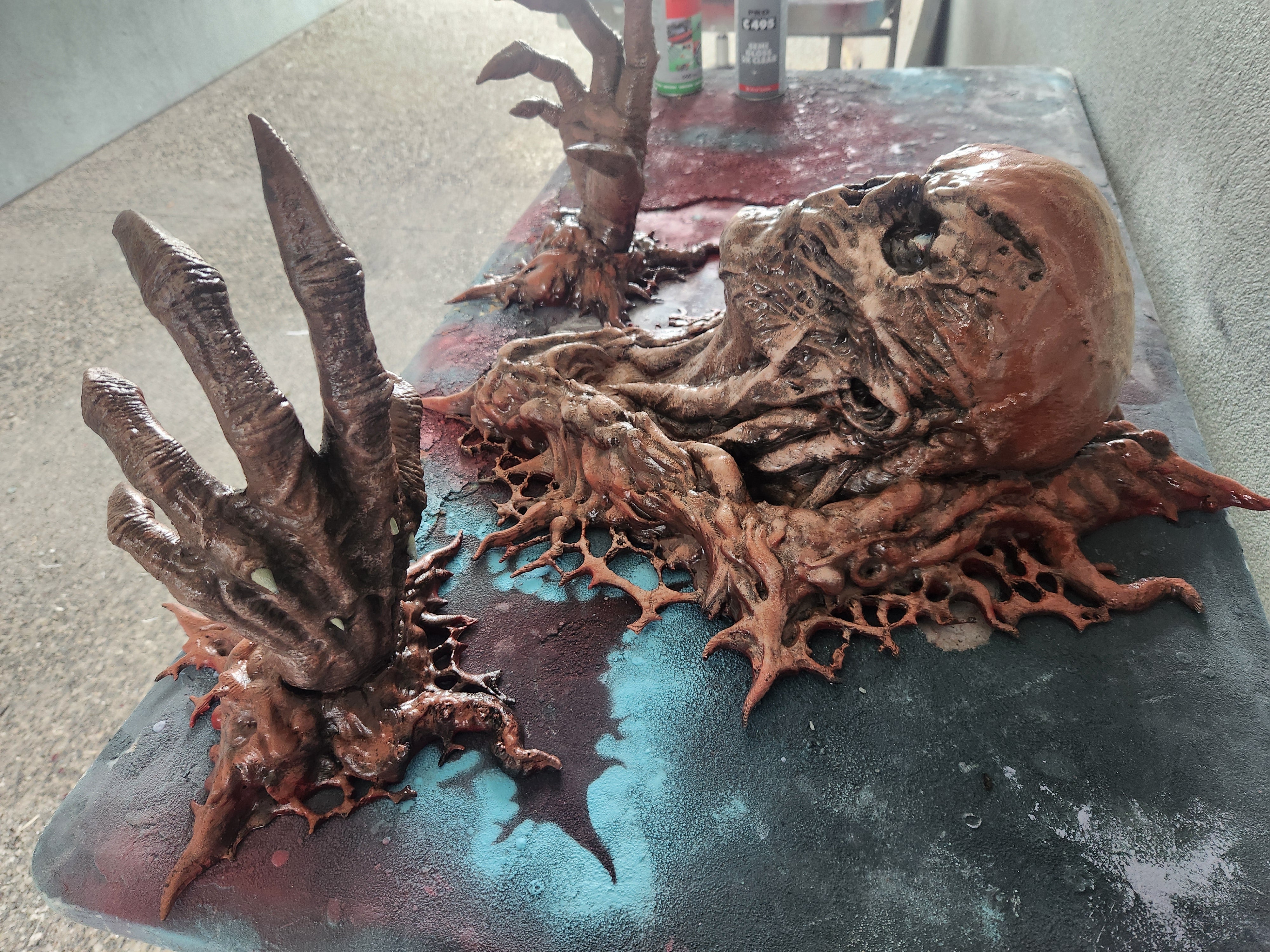3-Piece Wall-Mounted Vecna Statue – Stranger Things Inspired Horror Display