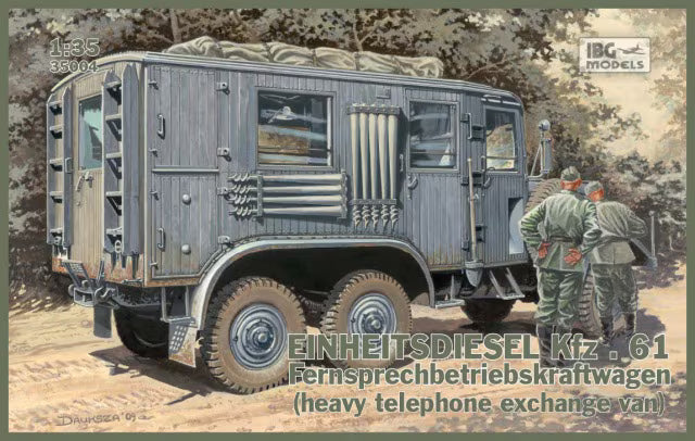 Einheitsdiesel Kfz.61 Fernsprechbetriebskraftwagen 1:35