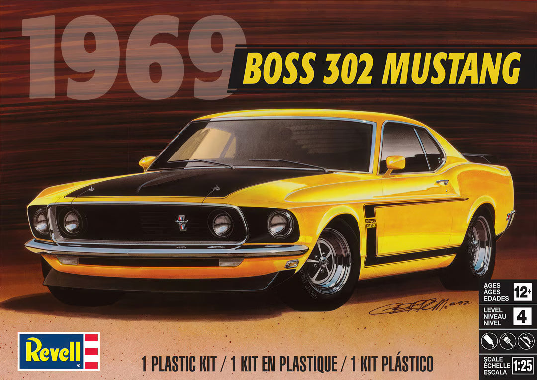 1969 Boss 302 Mustang Land 1:25