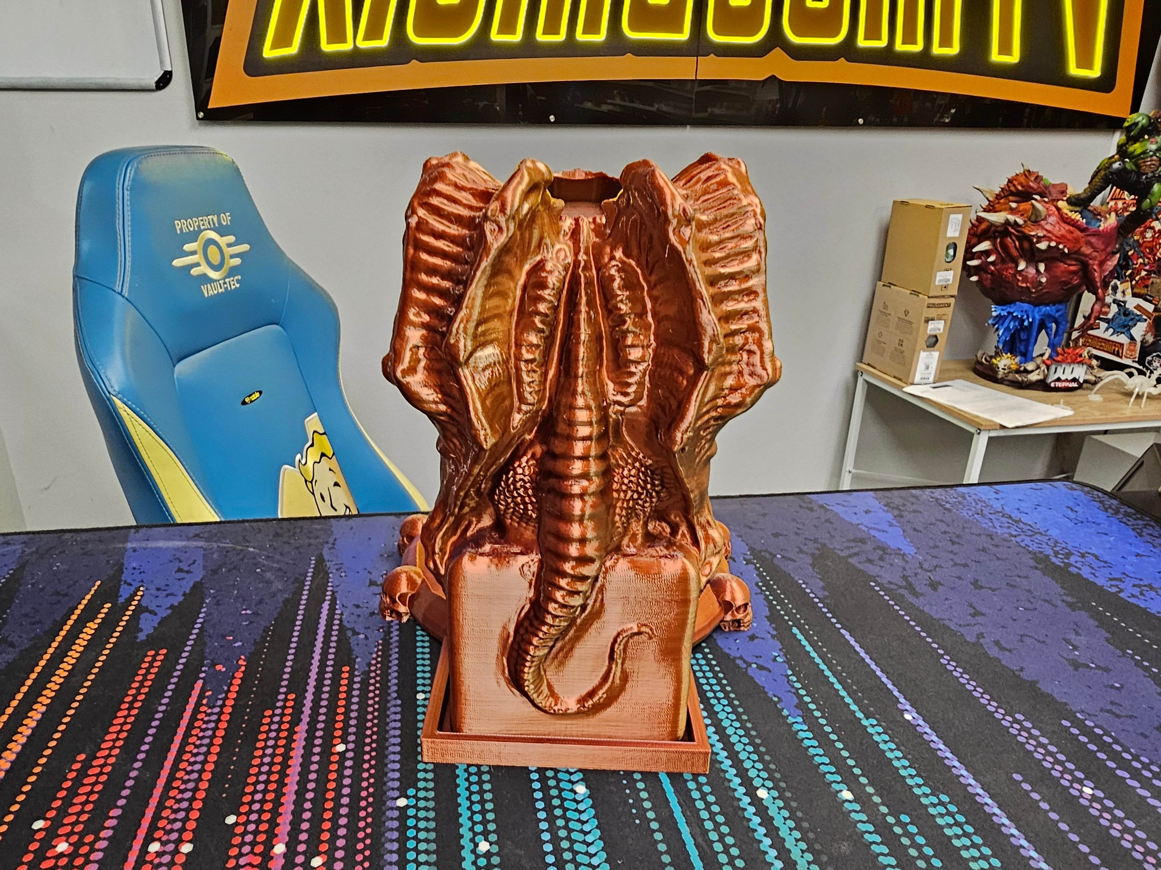 Cthulhu Dice Tower - Rising Sun FPV