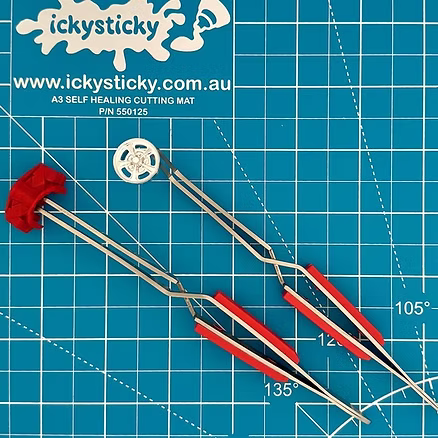 Icky Sticky REVERSE ACTION TWEEZERS 2PK