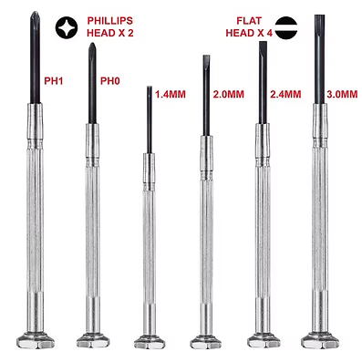 Icky Sticky 6 PIECE PRECISION SCREWDRIVER SET