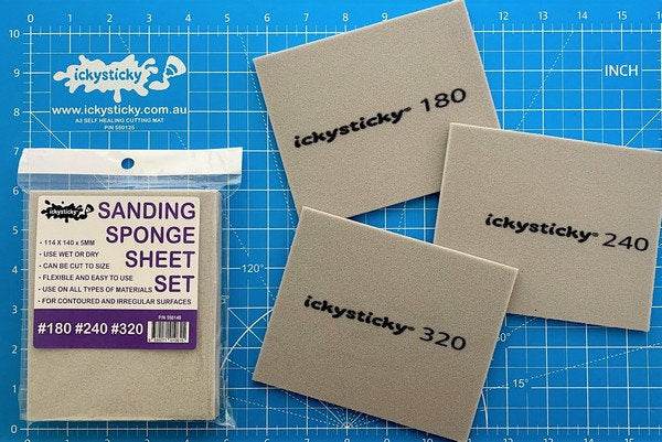 SANDING SPONGE SHEET SETS 3 PACK - Rising Sun FPV