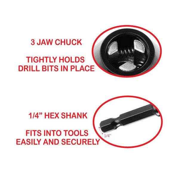 DRILL CHUCK ADAPTOR KEYLESS - Rising Sun FPV