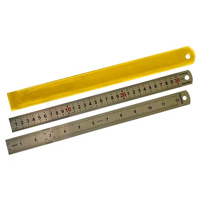Icky Sticky STAINLESS STEEL RULER
