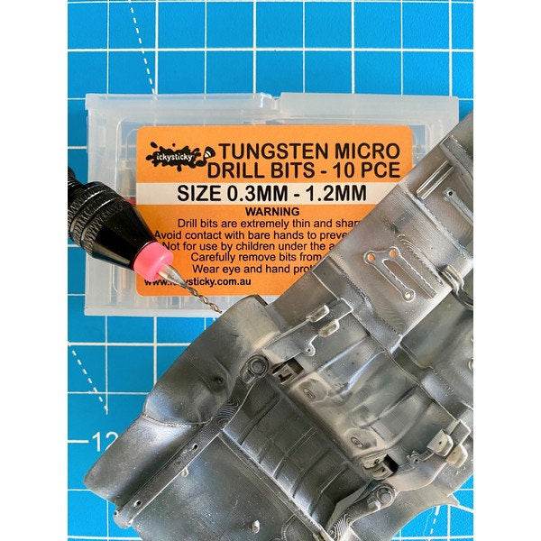 TUNGSTEN MICRO DRILL BITS 0.3MM - 1.2MM - Rising Sun FPV