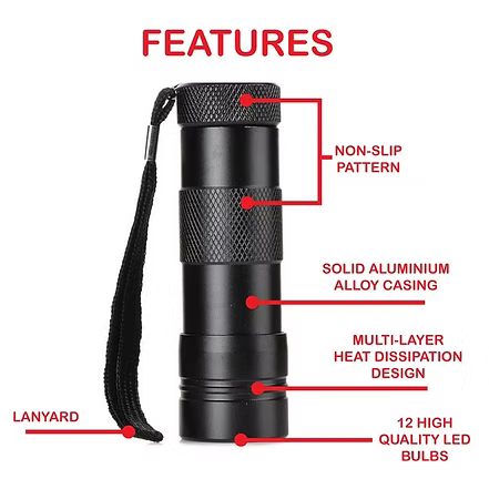 Icky Sticky UV LED TORCH