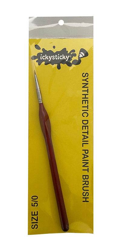 SYNTHETIC HAIR DETAIL PAINT BRUSH - SINGLE - Rising Sun FPV