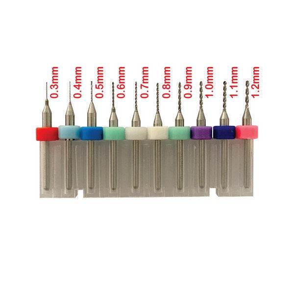 TUNGSTEN MICRO DRILL BITS 0.3MM - 1.2MM - Rising Sun FPV