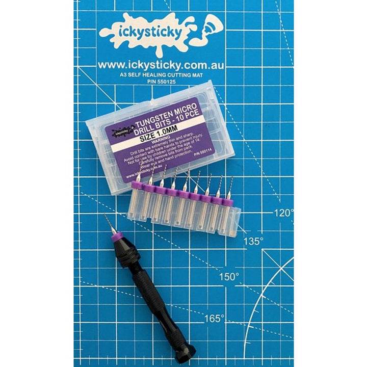 TUNGSTEN MICRO DRILL BITS SINGLE SIZE PACK - Rising Sun FPV
