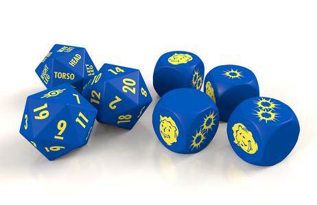 Fallout RPG - Dice Set - Rising Sun FPV