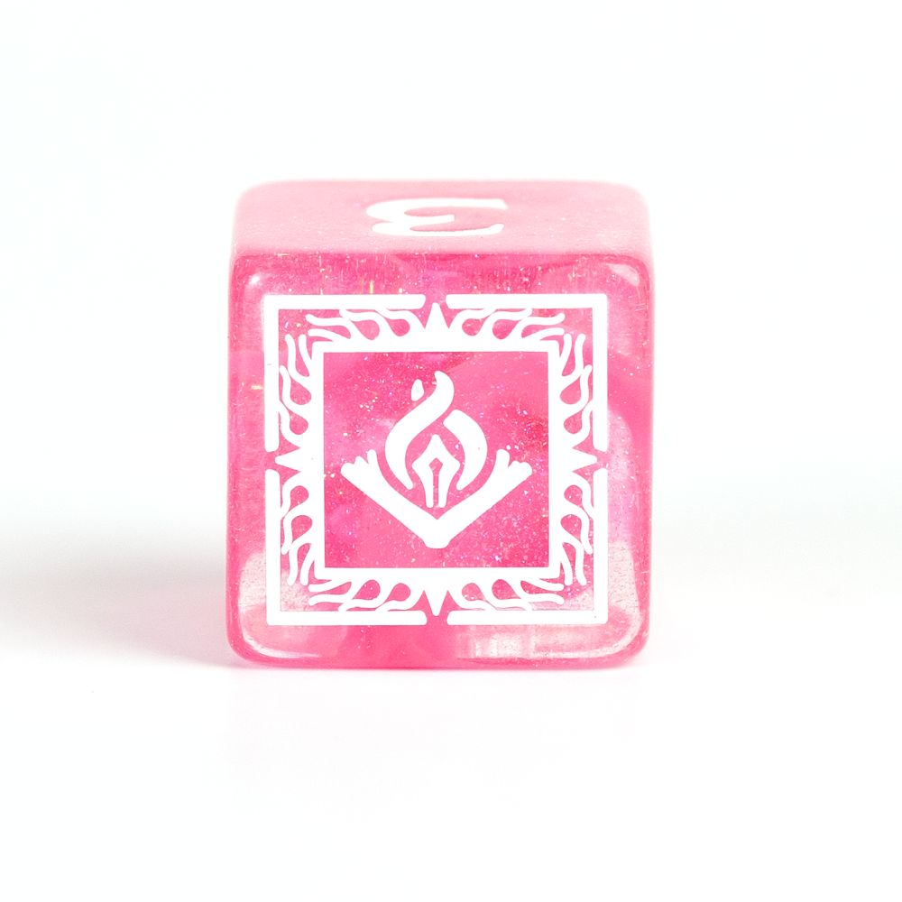 Sirius Dice - D&D Adventure Dice - Wizard - Fuchsia