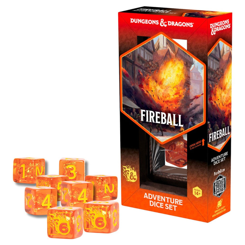 Sirius Dice - D&D Adventure Dice - Fireball