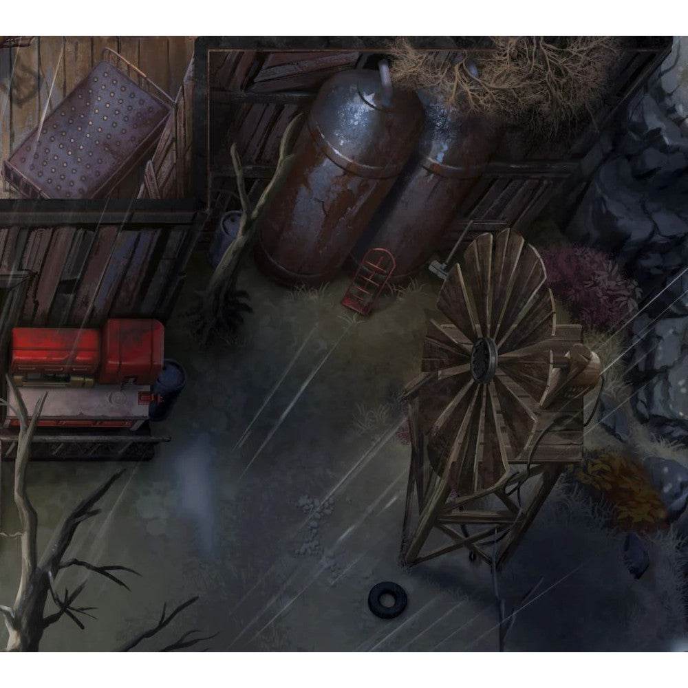 Fallout: The Roleplaying Game - Map Pack 2: Wasteland Locales - Rising Sun FPV