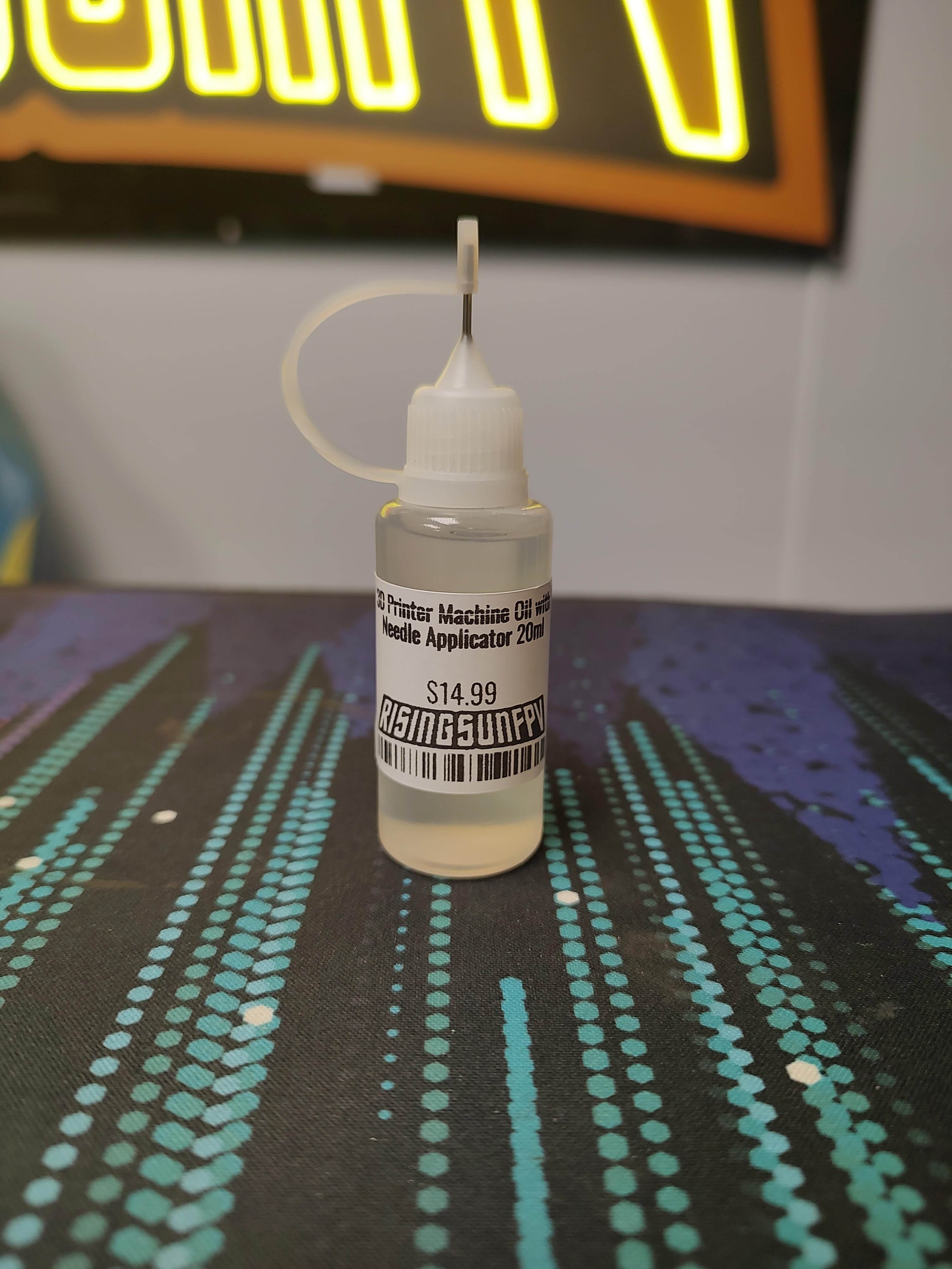 3D Printer Machine Oil with Needle Applicator 20ml - Rising Sun FPV