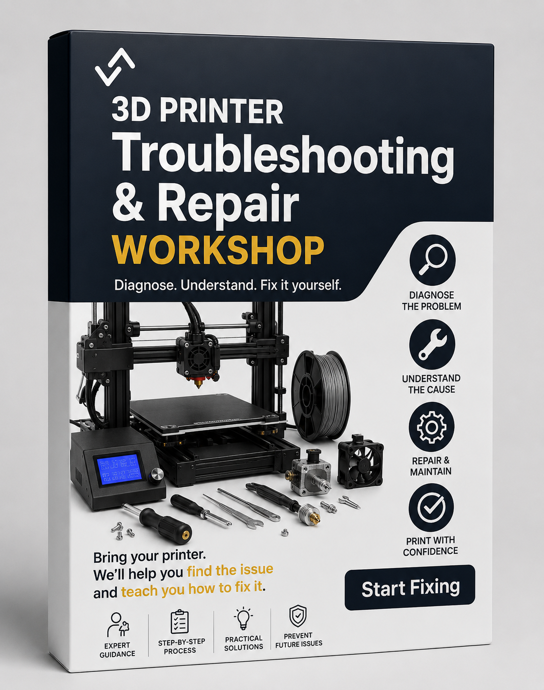 Lessons - 3D PRINTER TROUBLESHOOTING & REPAIR WORKSHOP