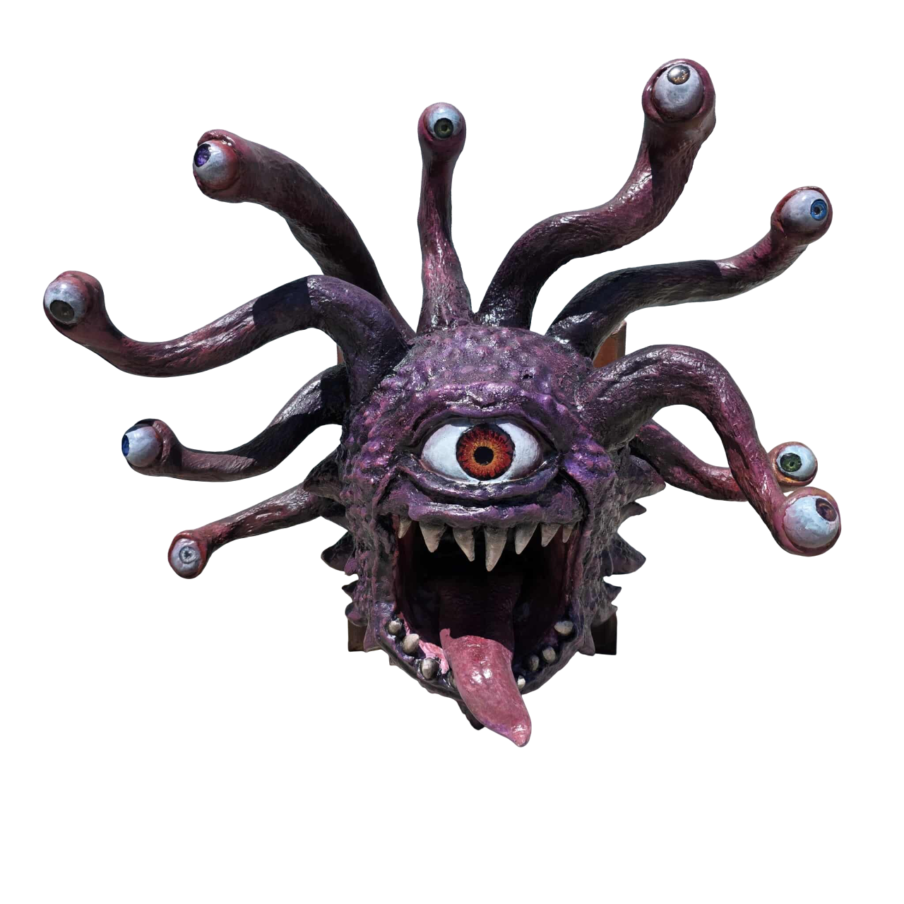 D&D Beholder Head Trophy Plaque - 3D Print/Painted