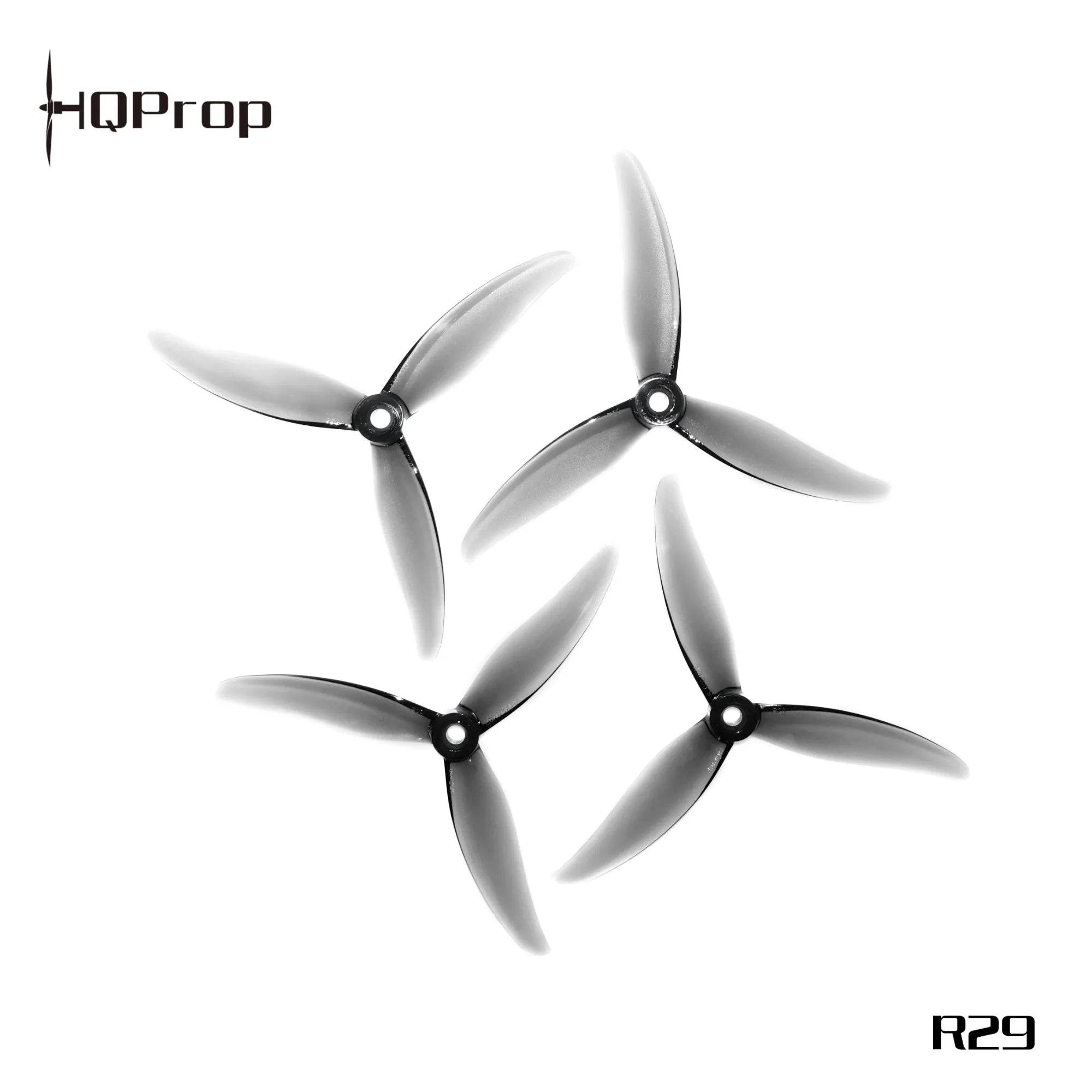 HQProp 5129(R29)Grey (2CW+2CCW)-Poly Carbonate - Rising Sun FPV