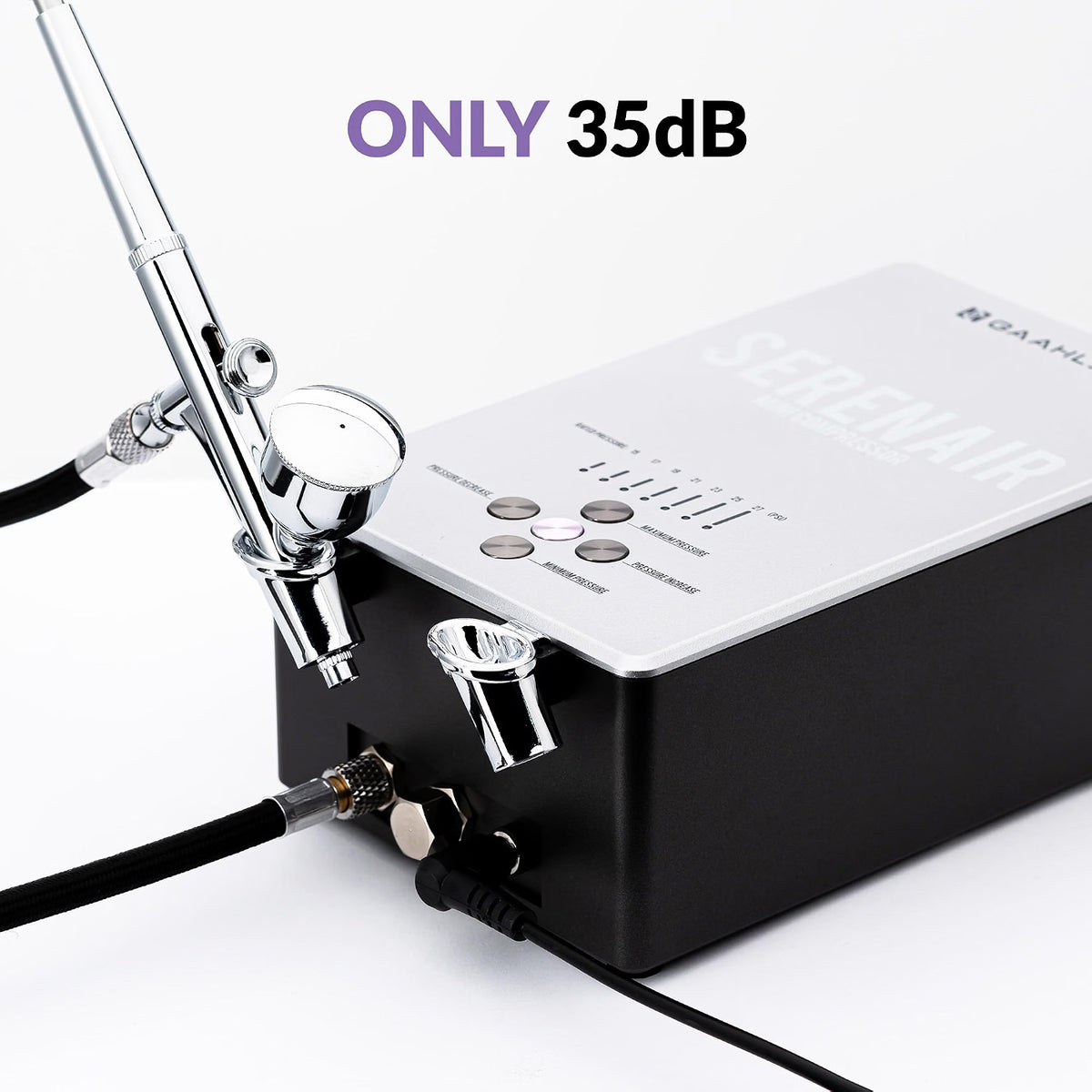 Gaahleri Airbrush Kit, Ambition Series GTS-06, Airbrush & Air Compressor with Air Control