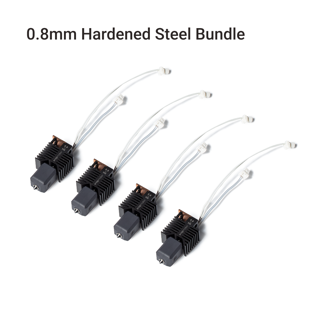 Snapmaker Hardened Steel Hot End Bundle (for U1) - 0.8mm