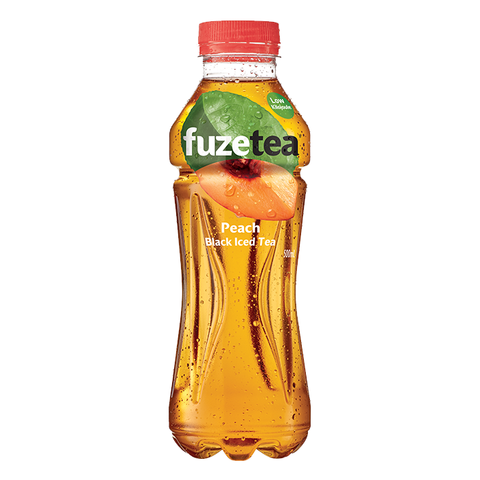 FUZE PEACH & BLACK TEA 500ml