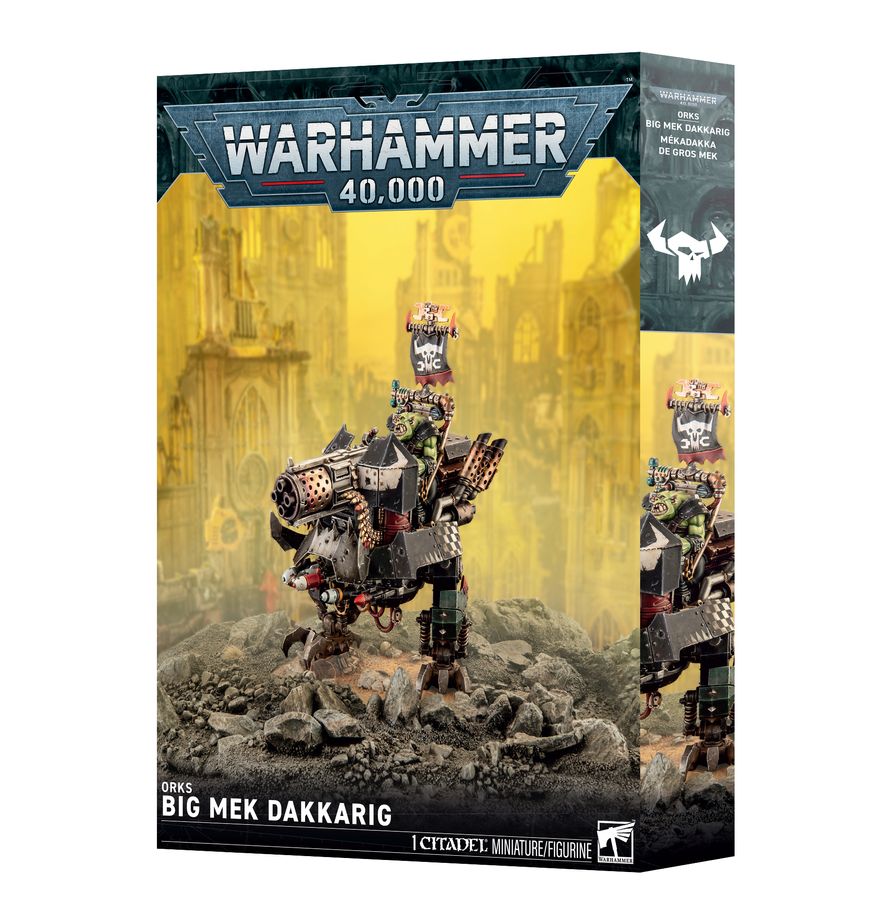 50-81 ORKS: BIG MEK DAKKARIG Pre-orders ship on or after launch day 05/09/2026