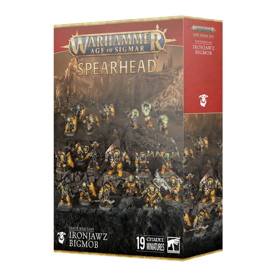 70-23 Spearhead: Orruk Warclans Ironjawz Big Mob