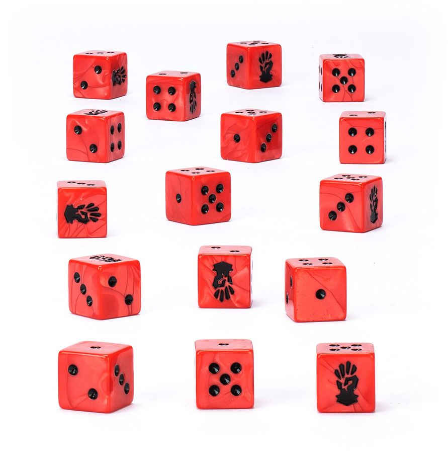 43-115 CHAOS SPACE MARINES: RED CORSAIRS DICE