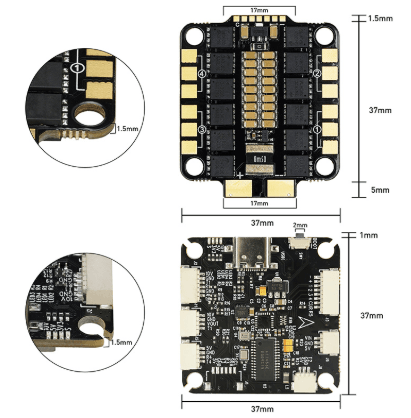 Flash Hobby F405/50A STACK V2 - Rising Sun FPV