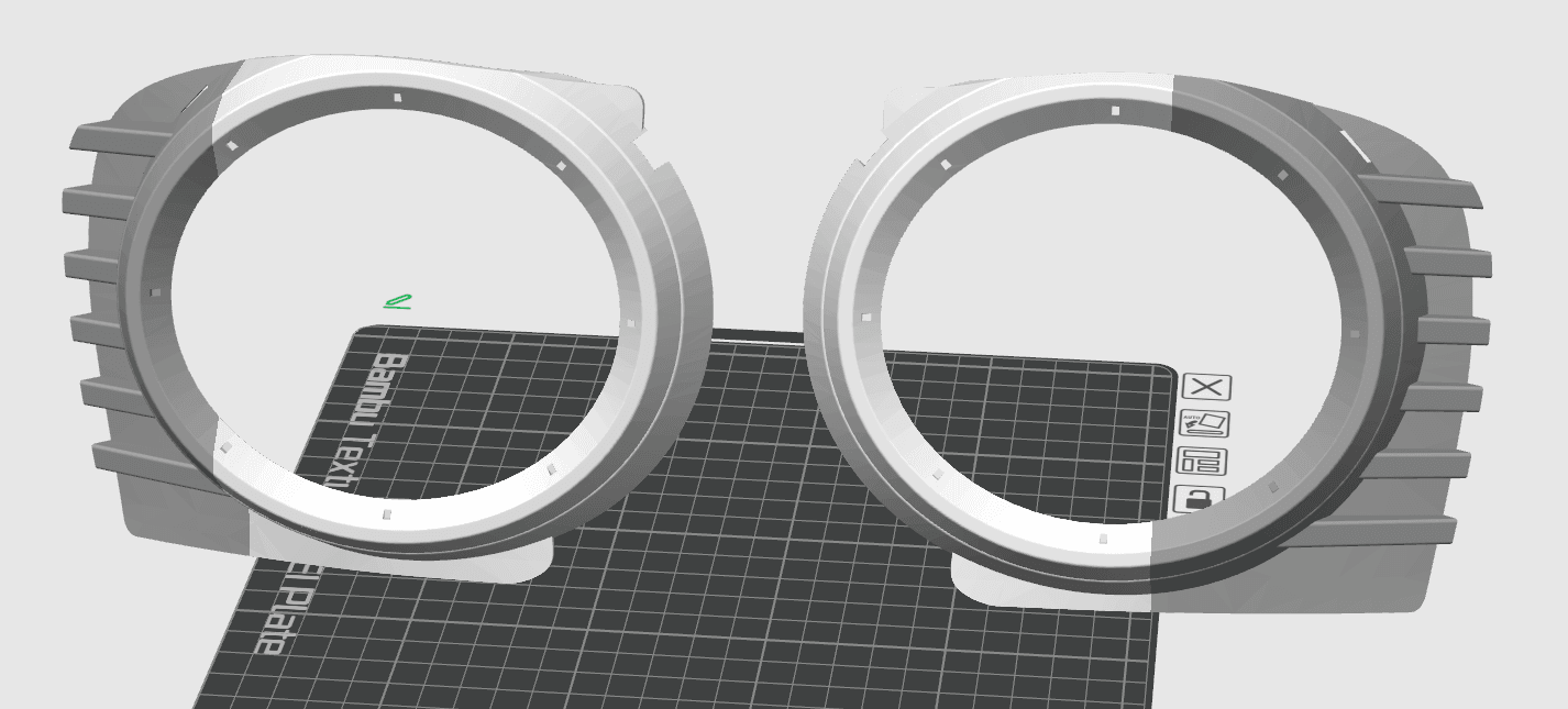 Ford FPV BA F6 Foglight Bezels - Rising Sun FPV