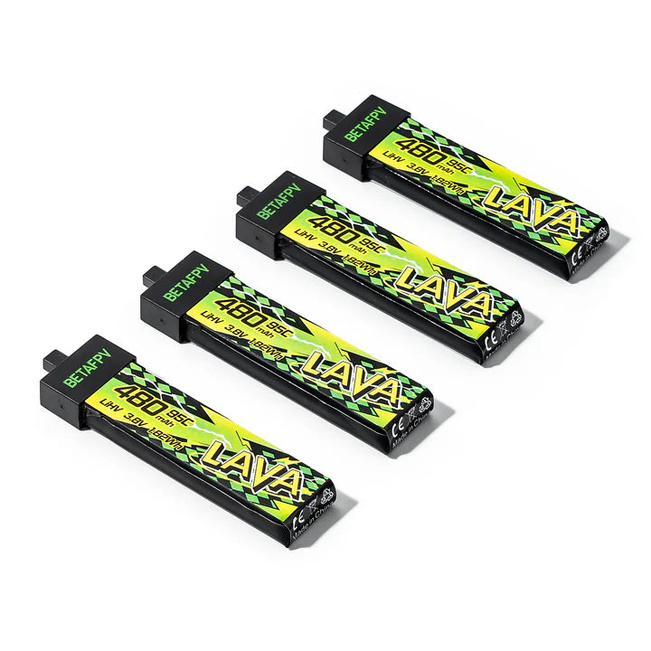LAVA II 1S 480mAh Battrey 95C (4PCS)