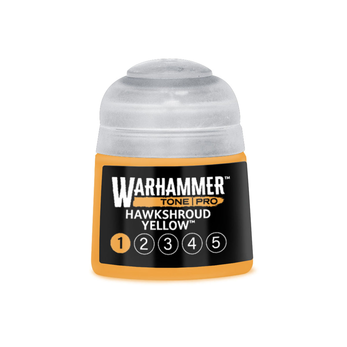 Warhammer Tone Pro Hawkshroud Yellow 1 12ml paint pot