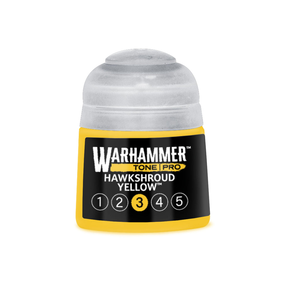 Warhammer Tone Pro Hawkshroud Yellow 3 12ml paint pot