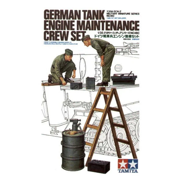 Tamiya German Tank Engine Maintenance Crew Set