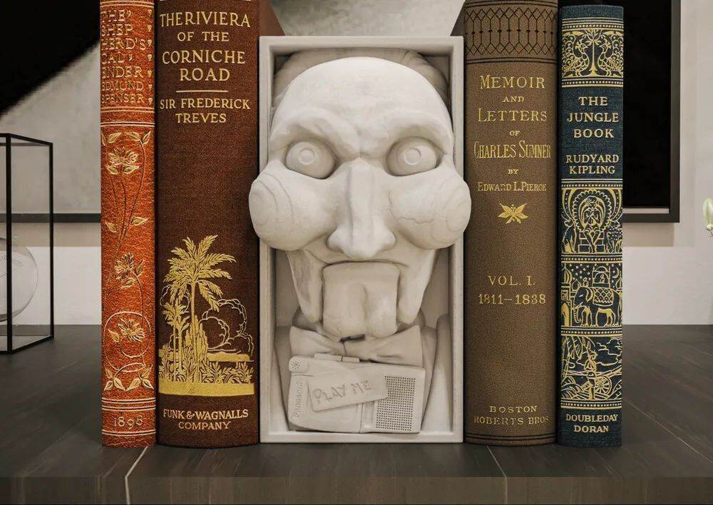 3D Printed Bookshelf Spacers – Custom Shelf Dividers Grey PLA+ & Painted Options - Rising Sun FPV