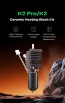 Creality K2 OEM Ceramic Hotend Kit