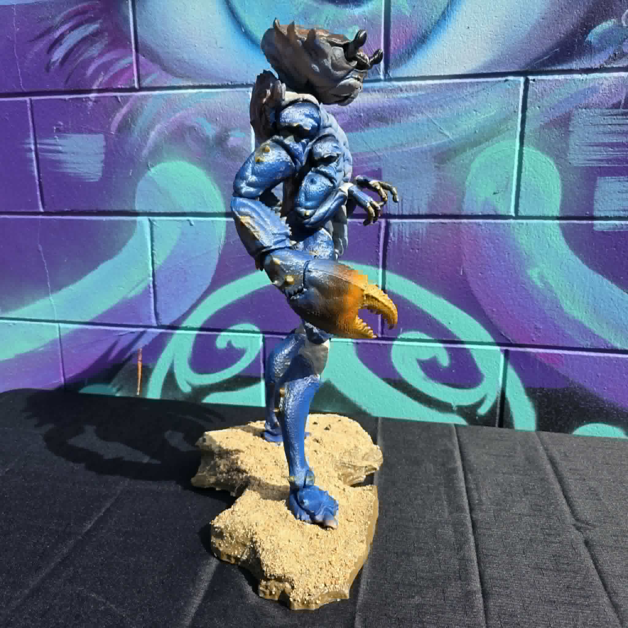 Blue Tide Walker Statue