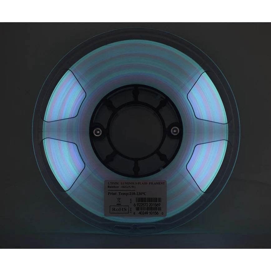 eSun Luminous Rainbow PLA 3D Print Filament 1.75mm 1kg - Rising Sun FPV