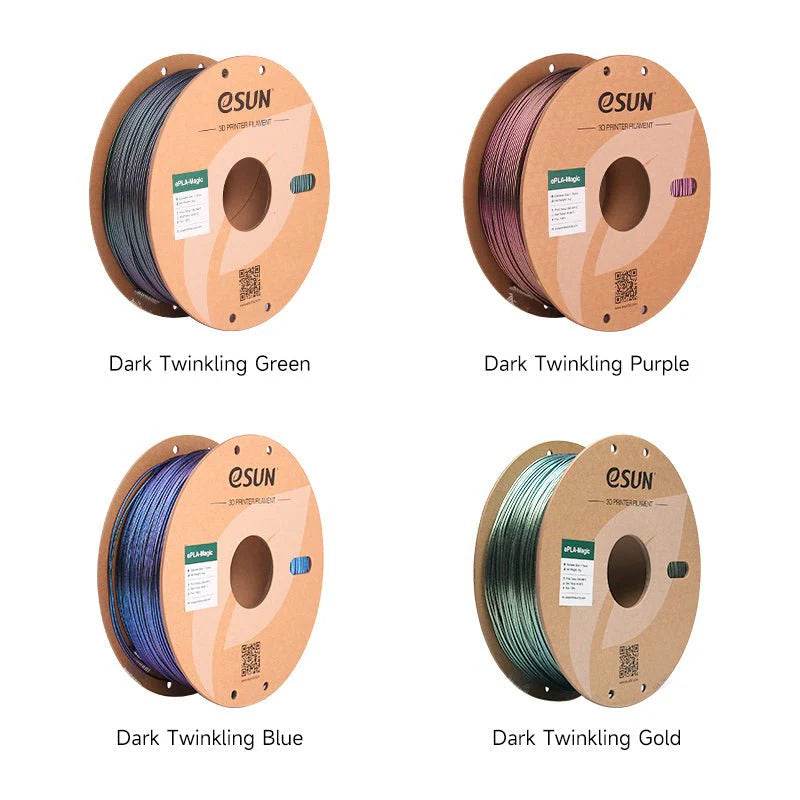 eSun PLA Magic Twinkling 3D Print Filament 1.75mm 1kg - Rising Sun FPV