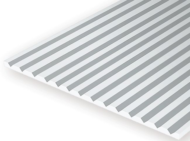 Evergreen 12030 Styrene V-Groove Siding, .030 in Spacing, 12 x 24 in