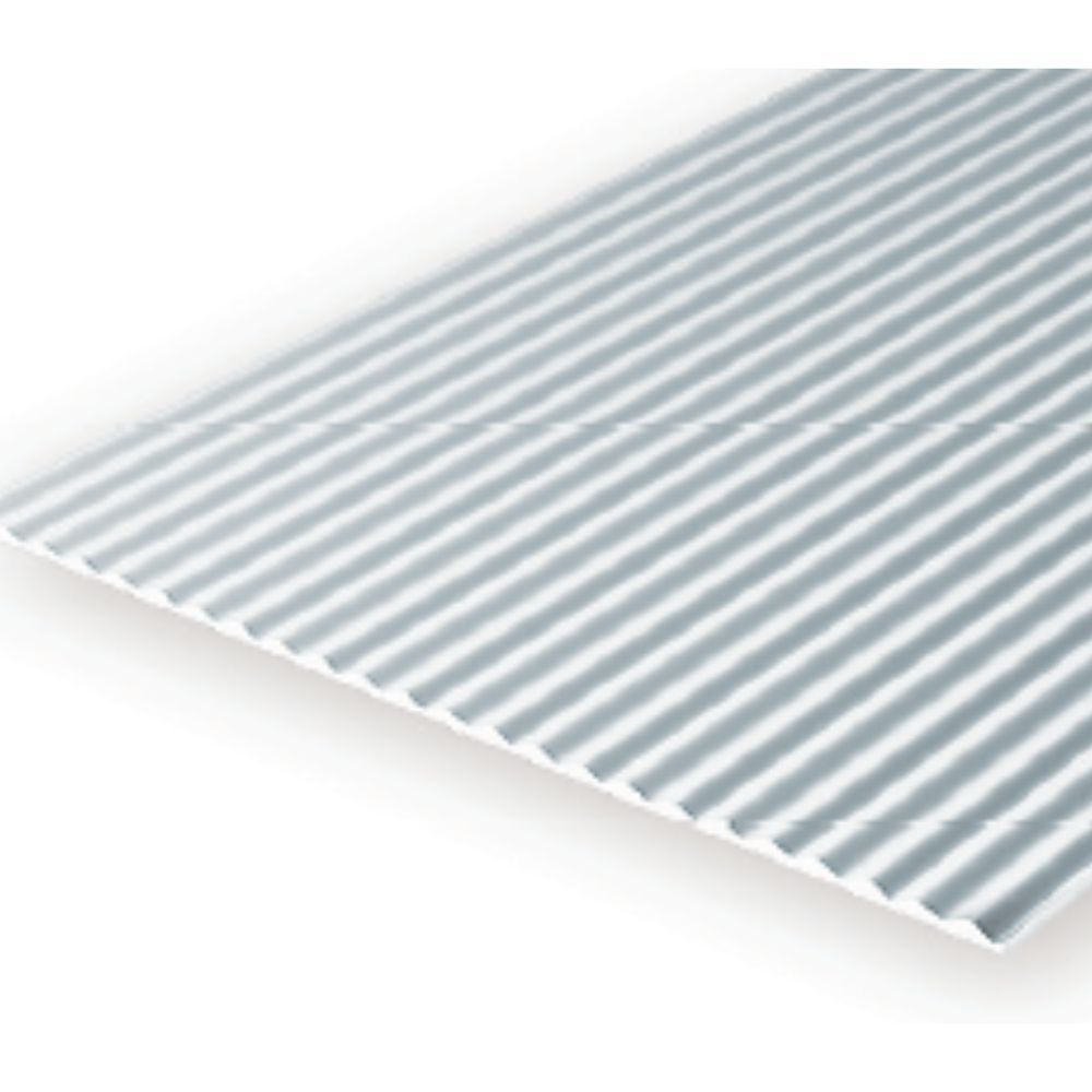 Evergreen 14528 Styrene Metal Siding, .080 in Spacing, 12 x 24 in