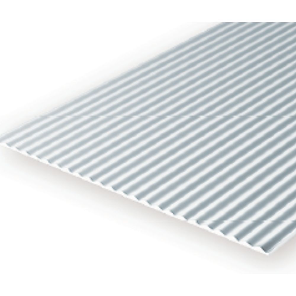 Evergreen 14529 Styrene Metal Siding, .100 in Spacing, 12 x 24 in