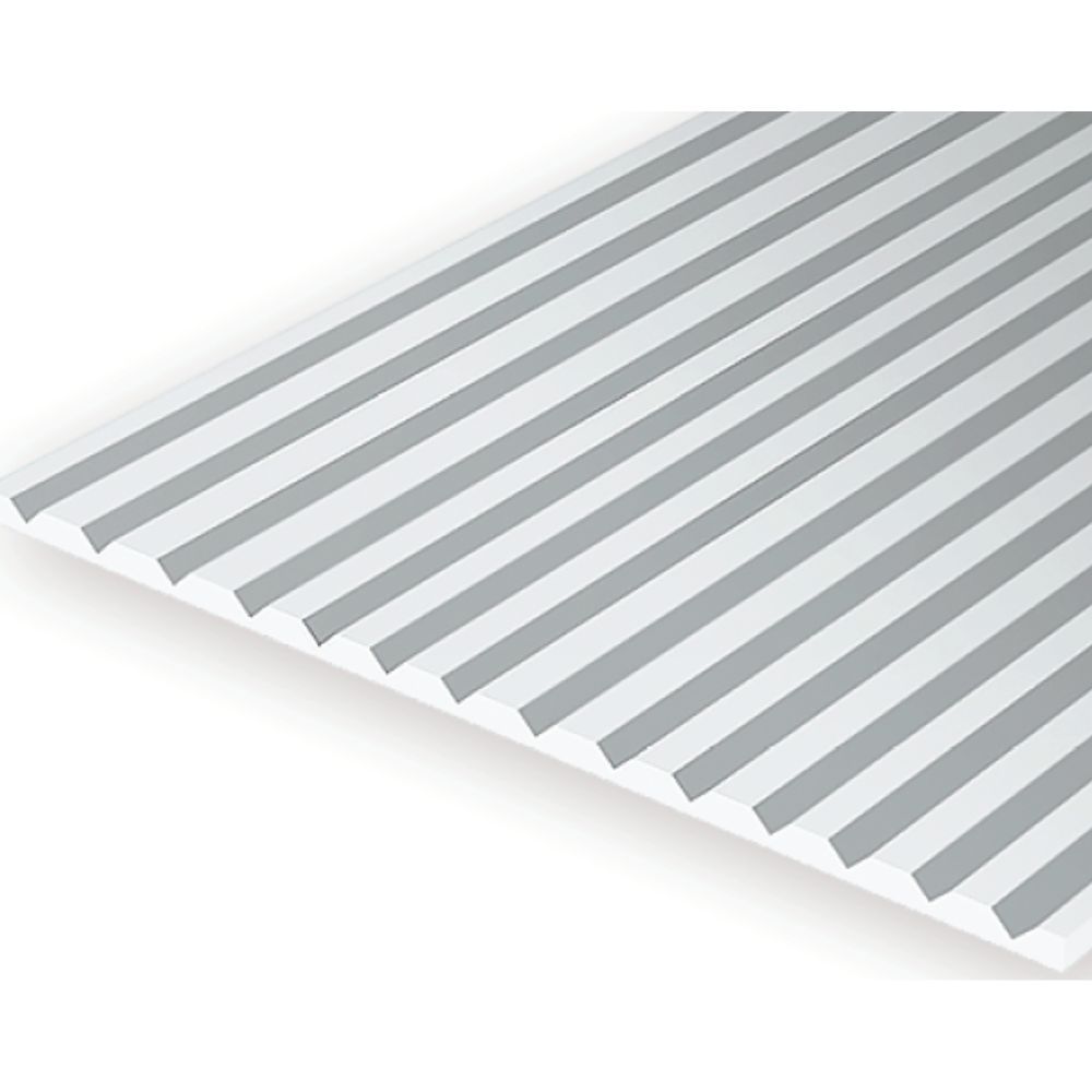 Evergreen 2030 Styrene V-Groove Siding, .030 in Spacing, 6 x 12 in