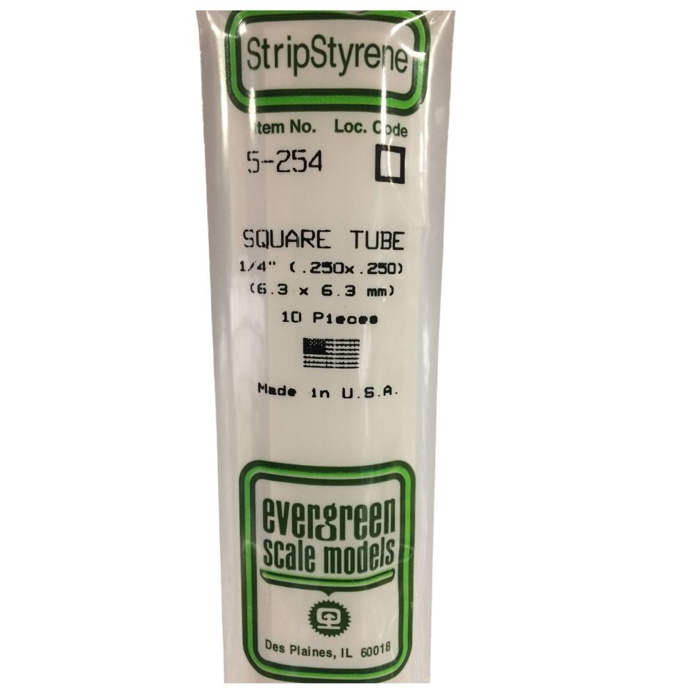 Evergreen 250 Styrene Quarter Round .100 in (2.5 mm) (3 Pack)