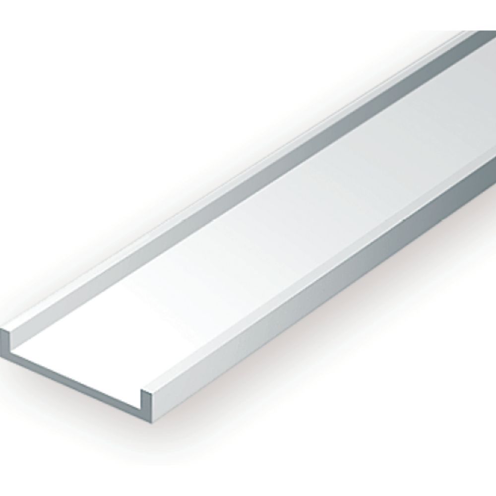 Evergreen 262 Styrene Channel .080 in (2.0 mm) (4 Pack)
