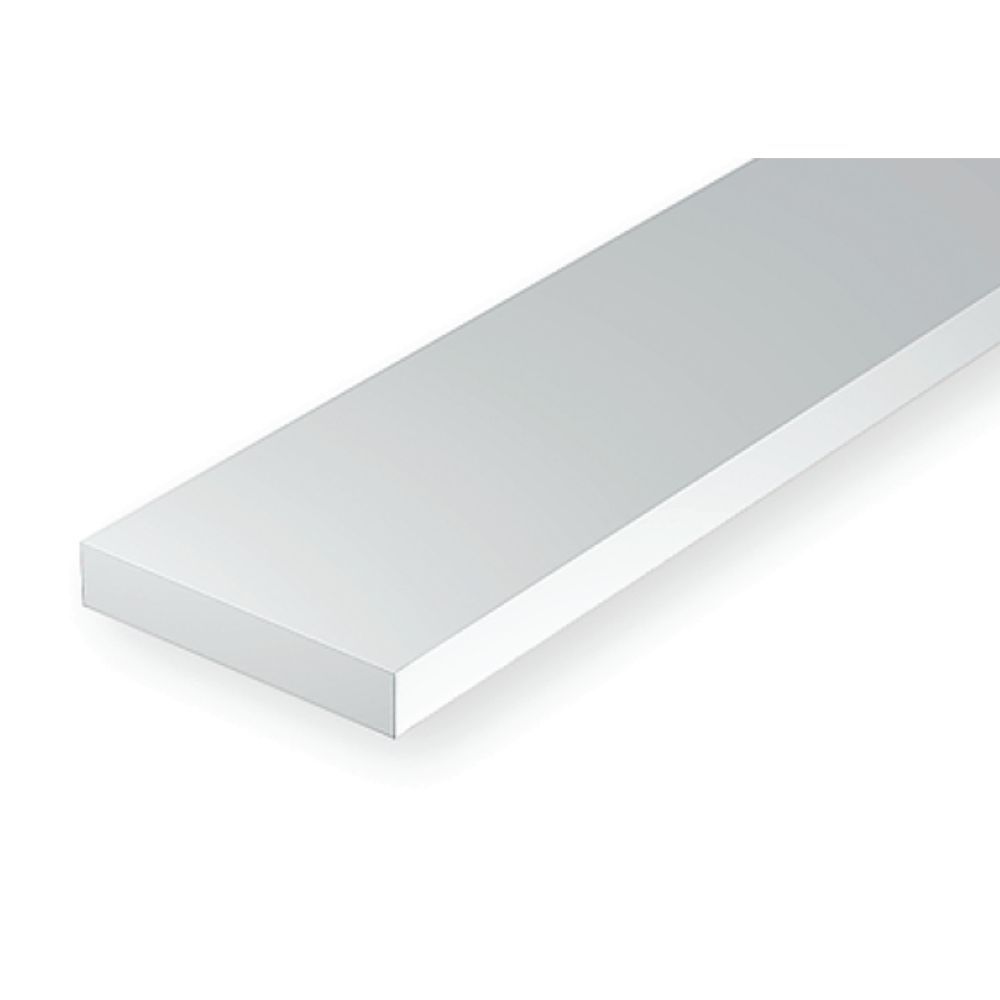 Evergreen 379 Styrene Strip .100 x .250 x 24 in (8 Pack)